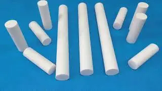 White Macor Bar Machinable Glass Ceramic Brick Pyroceram Solid Rod