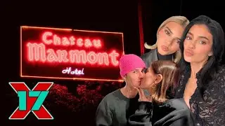 Kendall And Kylie Jenner Make A Grand Entrance At Chateau Marmont With Justin And Hailey Bieber