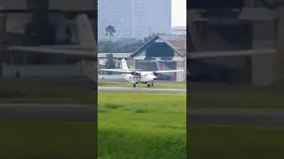 Bouncy Landing Pesawat Terbang N219 Buatan Dalam Negeri PT Dirgantara Indonesia #shorts #ptdi #n219