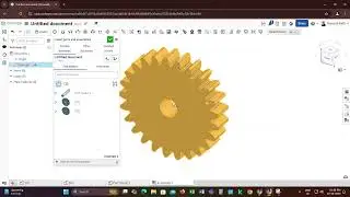 Simple Gear Train in #ONSHAPE