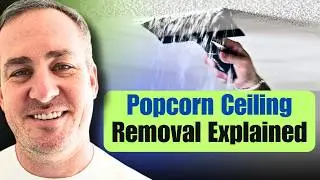 This Is What Professional Popcorn Ceiling Removal Actually Involves | Real Home Project