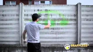 GRAFFLESS - Graffiti removal gel and anti-graffiti barrier