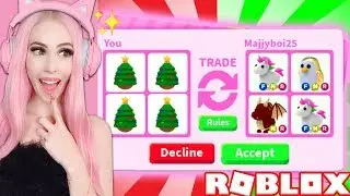 I ONLY Traded Christmas Eggs In Adopt Me And This Happened... Roblox Adopt Me Trading