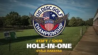 Disc Golf Hole in One - St&aring;le Hakstad Hole 14 @ USDGC 2015