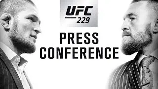 LIVE : Khabib vs McGregor Press Conference (UFC 229 Countdown)
