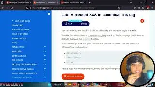 Reflected XSS in canonical link tag