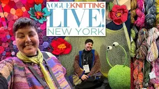 Let's go to a HUGE knitting convention in NYC 🎉 Vogue Knitting Live! 2025 Vlog + Haul