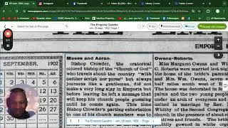 Prophet William S Crowdy likens himself to the Prophet Moses