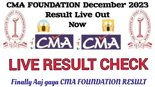cma foundation dec 2023 live result check now|cma foundation 2023 result live|live cma foundation aj
