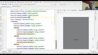 Design Interface in Android using Table Layout