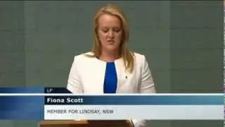 Fiona Scott MP Maiden Address