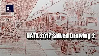 NATA 2017 Solved Drawing 2