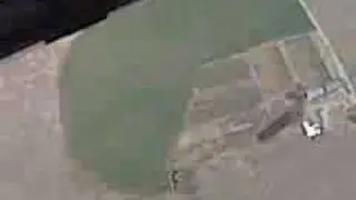 VIEW FROM B-25 NOSE GUN