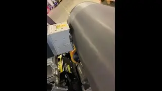 Anilox roller cleaning with laser