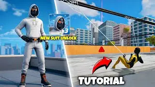 Spider Fighter 3 New Suit Unlock | Spider Fuser Slingshot & Gliding Tutorial 🔥