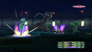 FINAL FANTASY X-2 HD Remaster Elder Drake Battle