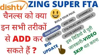Zing Super FTA|Paid Channel Add Karne के ये सभी Options कैसे काम करते हैं|Paid Channels Options|Zing