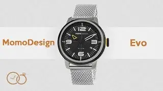 MOMODESIGN Watch EVO Stainless Steel MD1014SB-10