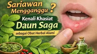 Back to Nature | Daun Saga (Abrus precatorius L.) sebagai Obat Herbal untuk Sariawan 