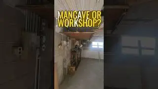 Man Cave 🍺🍺 vs. Workshop🔨🔨: The Ultimate Showdown #shorts #mancave