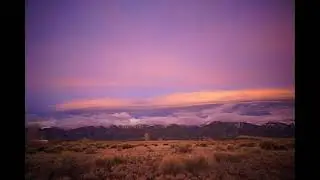 New Year, Old Moon - January 1, 2026 sunset and moonrise timelapse