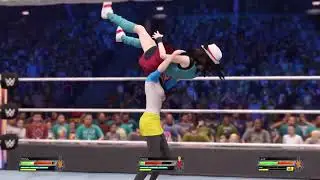 WWE 2K22 Rosa vs. Hilda vs. Leaf