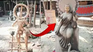 Mitti se saraswati murti kaise banaye | 😯😯 🤔🤔