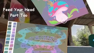 PaintingVR ASMR - 'Feed Your Head' - POV, relaxed atmosphere, forest cabin
