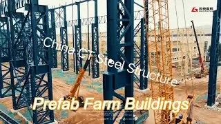 custom steel structure chicken house with sliding doors