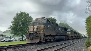 NS 9792 leads NS 24X through Manville NJ 8/18/2024