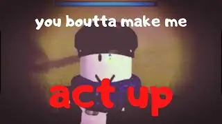 Trying out the new gamer in Untitled Combat Demo - Roblox