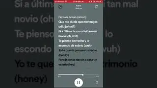 Karaoke Maluma  Sobrio