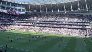 Spurs Players Celebrate Win! Joyful Fans at Tottenham Hotspur Stadium - 4 - 1 v Southampton EPL