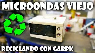 NO TIRES tu VIEJO MICROONDAS ♻️ &iquest;Qu&eacute; podemos APROVECHAR? | RECICLANDO con GARPK