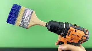 Просто вставьте кисть в дрель, и вы будете поражены результатом!
