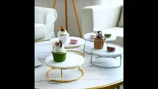 White Wholesale Marble Cakestand Casamarbury