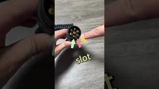 7 Pin Euro-Type Trailer Spiral Wire Assembly