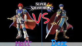 Lorsque tu fail ta recovery - Duel avec Dox - SSB - Roy (Matt) VS Marth (Dox)