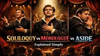 Soliloquy, Monologue, Aside & Dramatic Monologue | all concepts Explained | one shot🎯✅📌