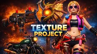 I Created These 3D Texture Projects in Substance Painter!