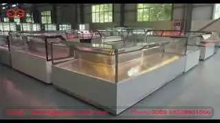 Supermarket Meat Display Frozen Display Cabinet
