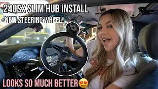240SX S13 VIILANTE SLIM HUB & STEERING WHEEL INSTALL