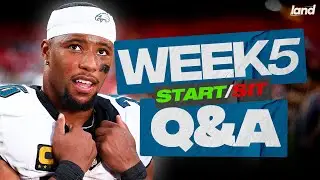 Answering Your Tough Week 5 Fantasy Questions (LIVE)