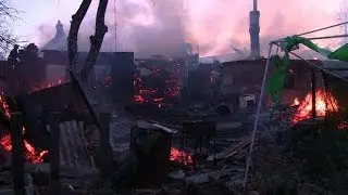 Homes and hatred burn on Independence Square protest anniversary