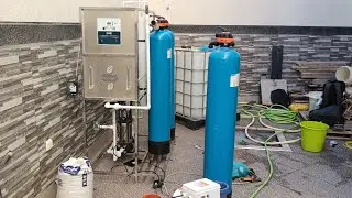 جهاز تصفية المياه منزوع أملاح  خاص بصناعة مواد التنظيف  osmose inverse eau distillée