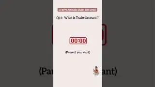 Day-14 of 30 days A/Cs Basics Test Series  #tips #practicequestions #testanswers #pastquestions
