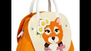 Сумка Braccialini 8481 orange beige