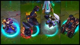 All New Skins Final Update Mecha Rengar Victorious Graves Lancer Paragon Lancer Rogue Blitzcrank