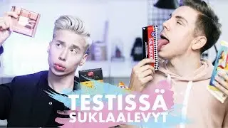TESTISSÄ SUKLAALEVYT 🍫 | naaG & Valtteri