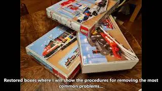 Restoration of damaged/defective LEGO&reg; boxes from the 80s